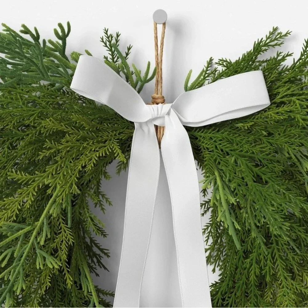 Draping Cedar Mini Christmas Wreath Green - Room Essentials, Target